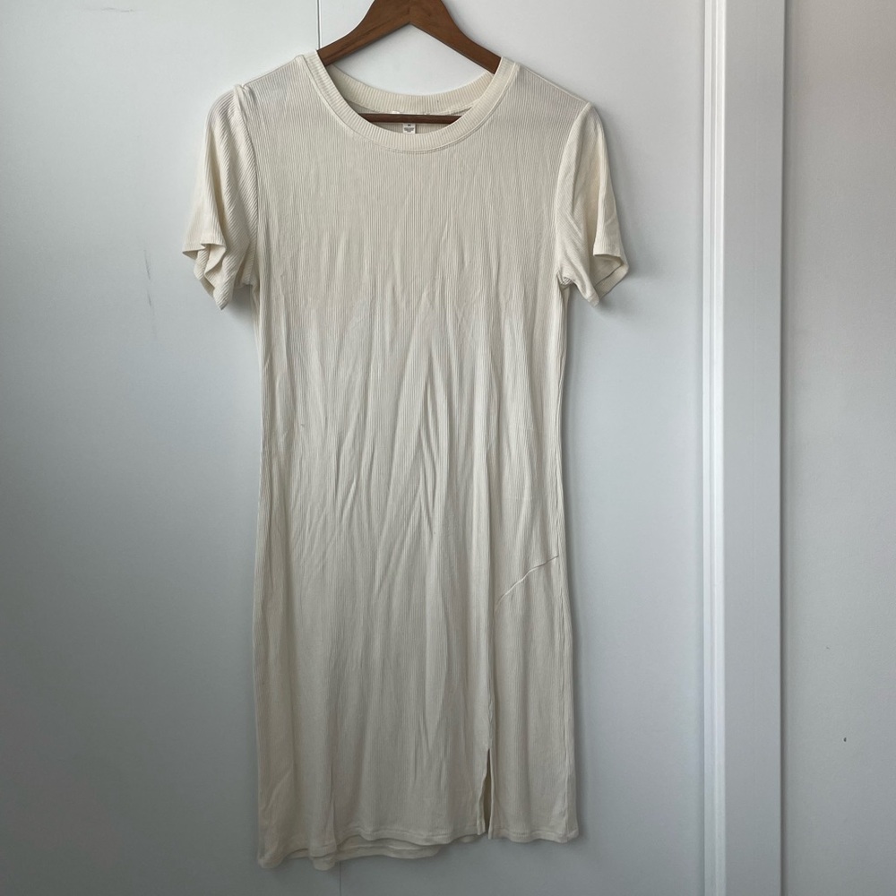 Cream Bodycon Mini Dress